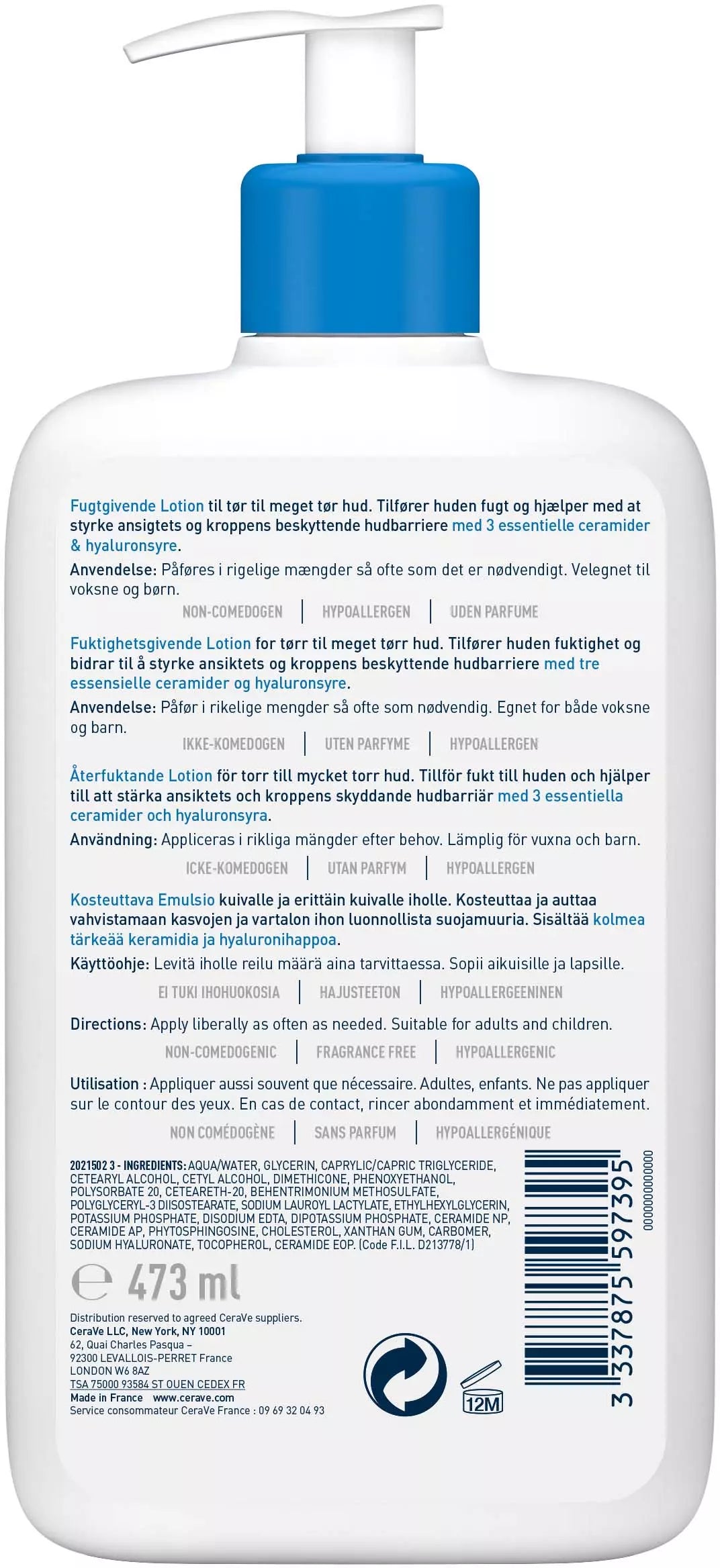 CeraVe - Daily Moisturising Lotion 473 ml