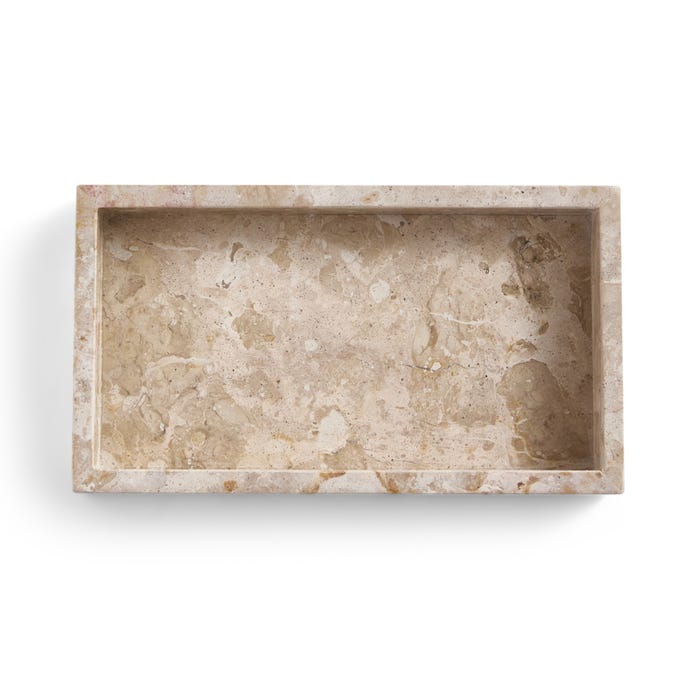 Granit - Bricka 26,5x15cm Marmor Beige