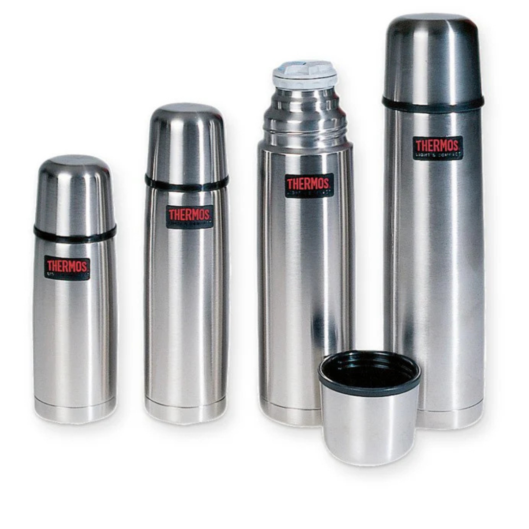 Thermos Ståltermos Borstad 0,35L - 1L