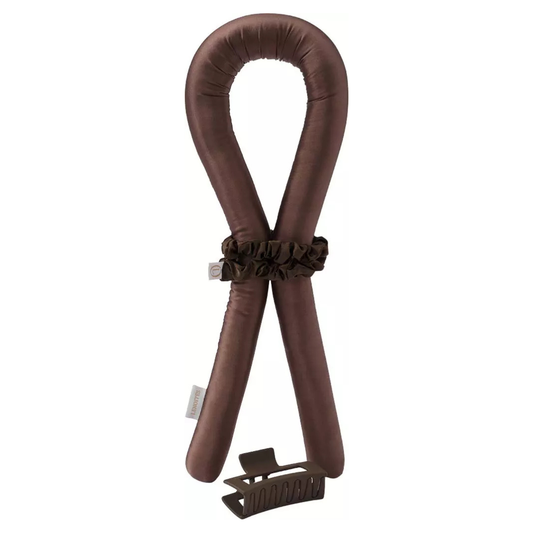 Lenoites - Heatless Curls in Mulberry Silk Medium Brown