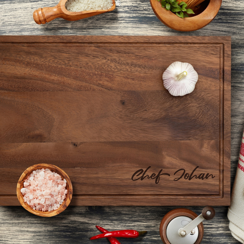 Personlig Skärbräda med Text