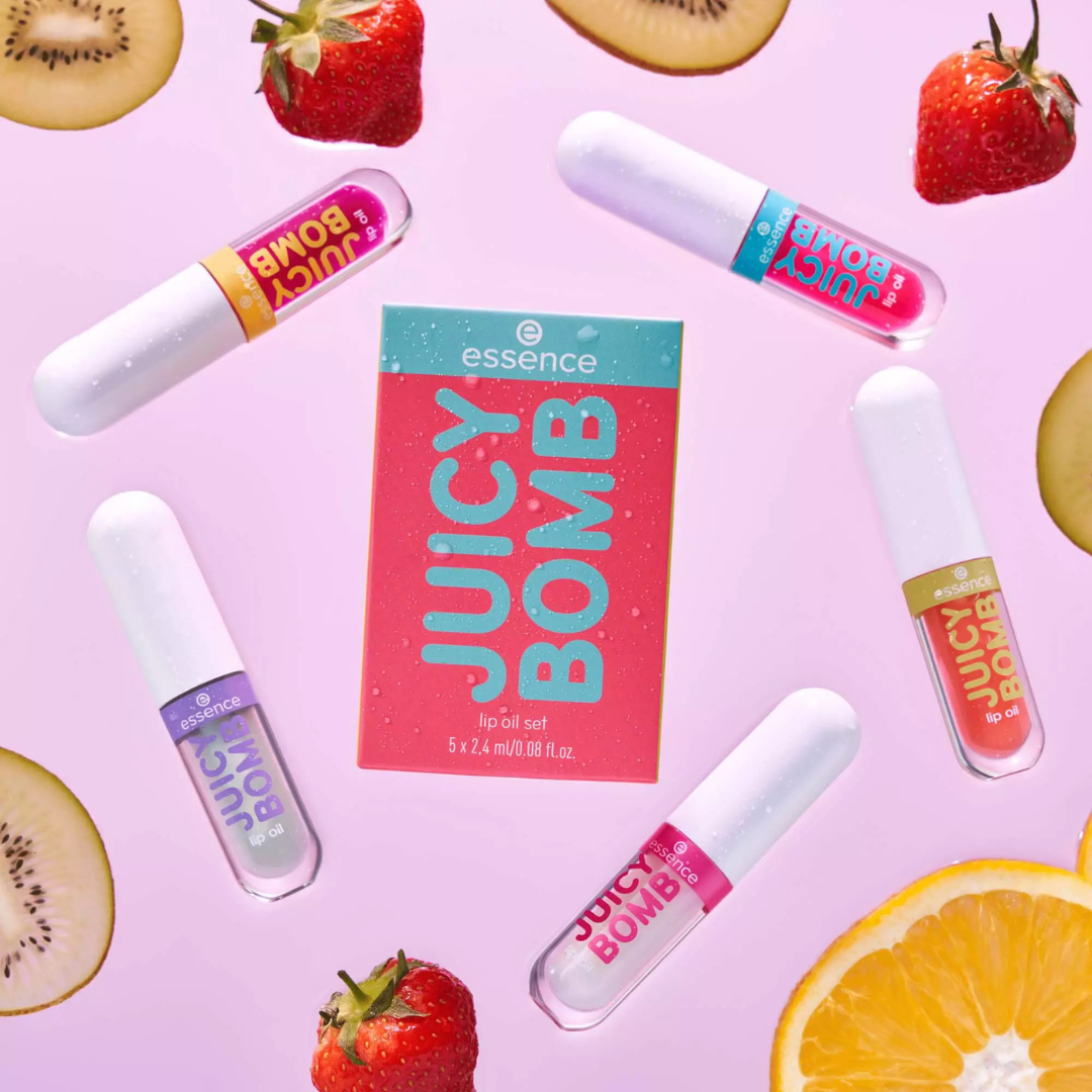 essence - JUICY BOMB Lip Oil Set