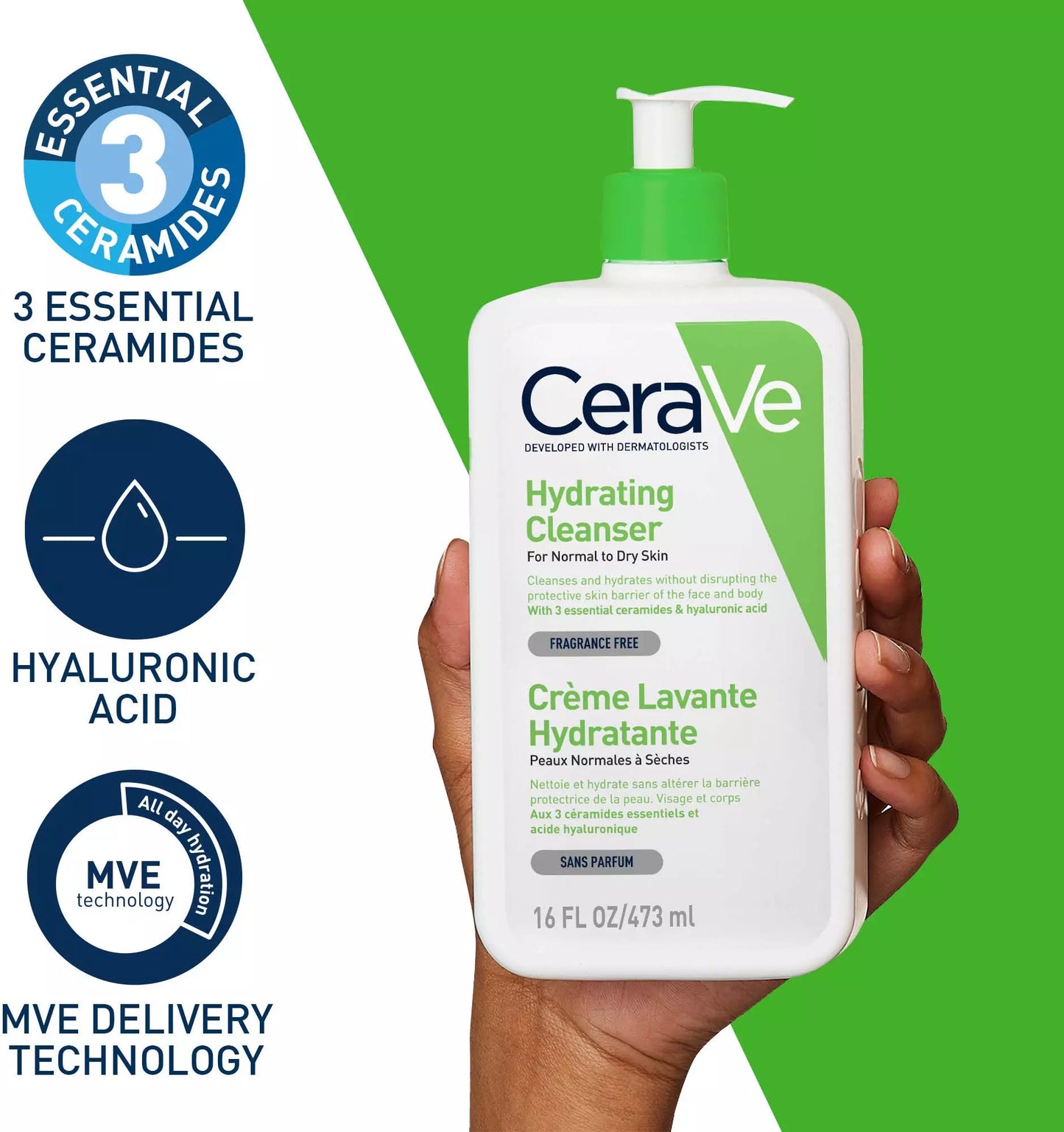 CeraVe Hydrating - Cleanser 473 ml