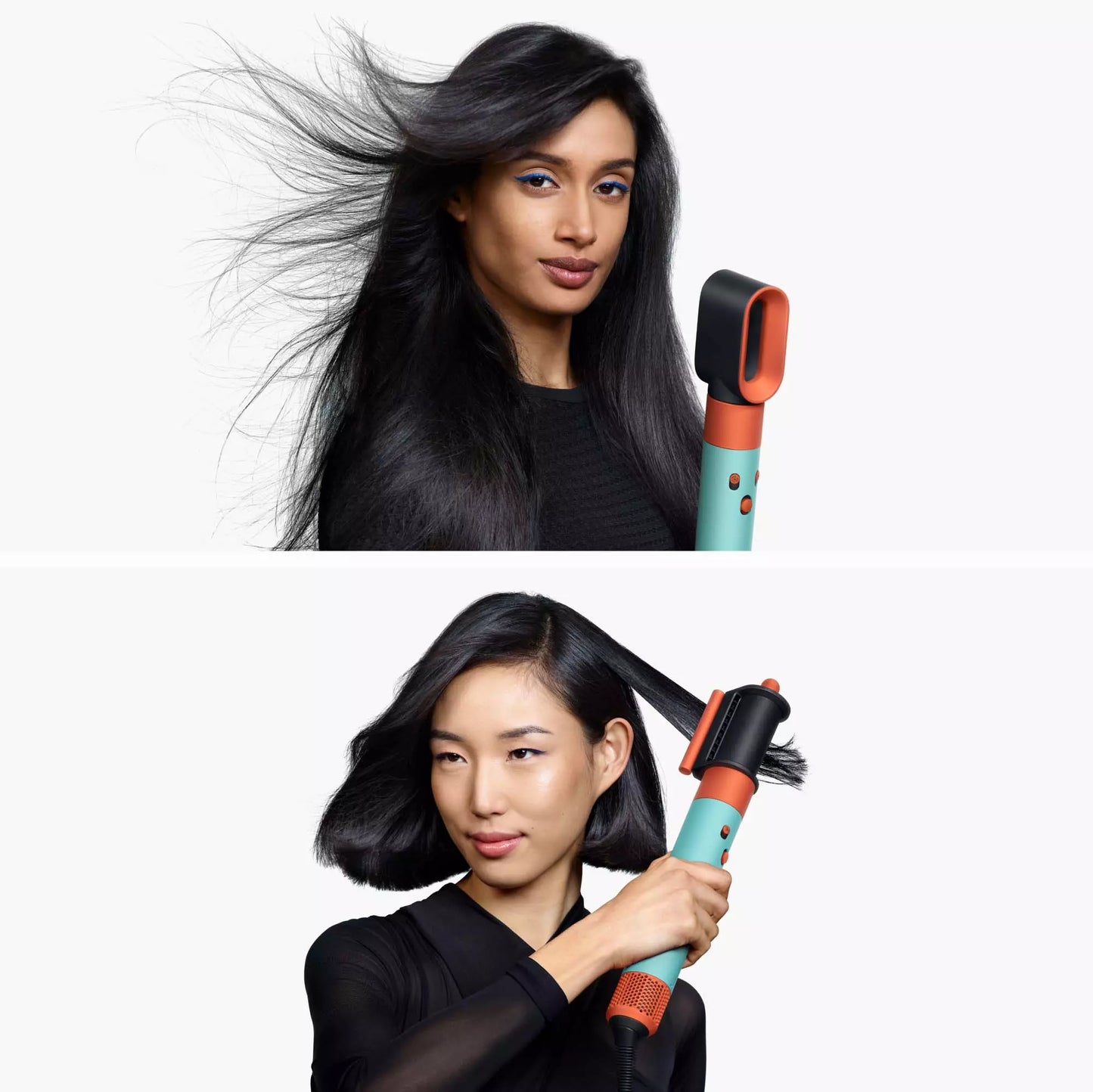 Dyson - Airwrap i.d. Straight+Wavy Multi-styler and Dryer Ceramic Patina/Topaz