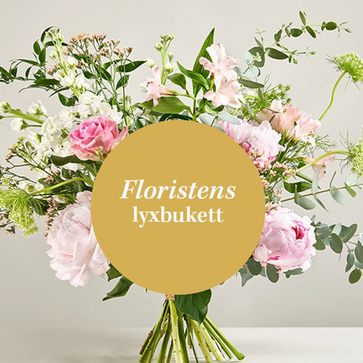 Floristens lyxbukett - handbunden av Interflora