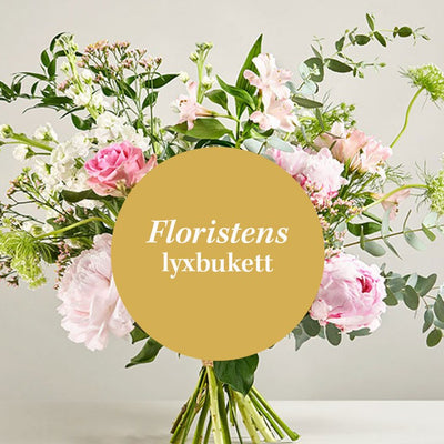 Floristens lyxbukett - handbunden av Interflora